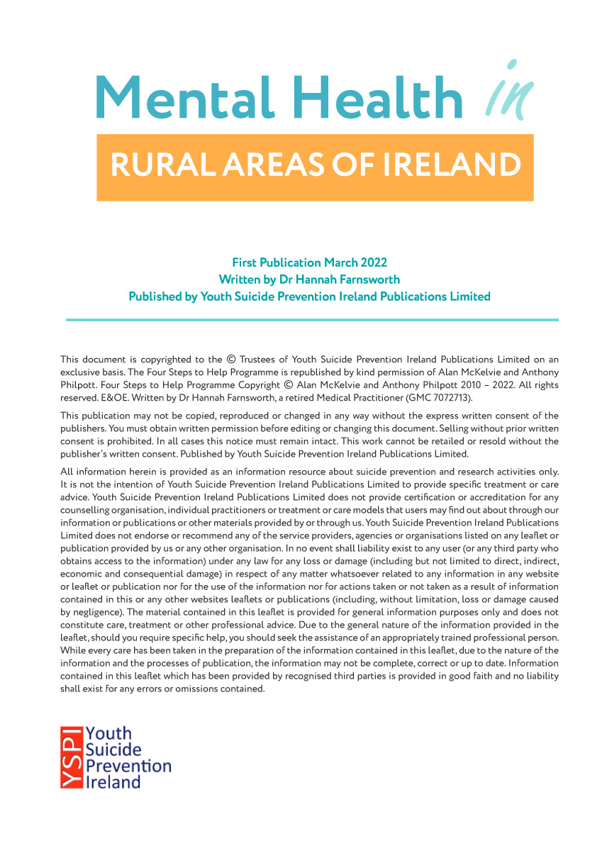 Mental Health in Rural Areas of Ireland, page 2 of 8